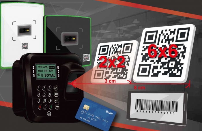 Built-in RFID card and QR Code scanning technology