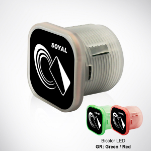 Ultra-mini RS485 Proximity Controller with stainless steel panel